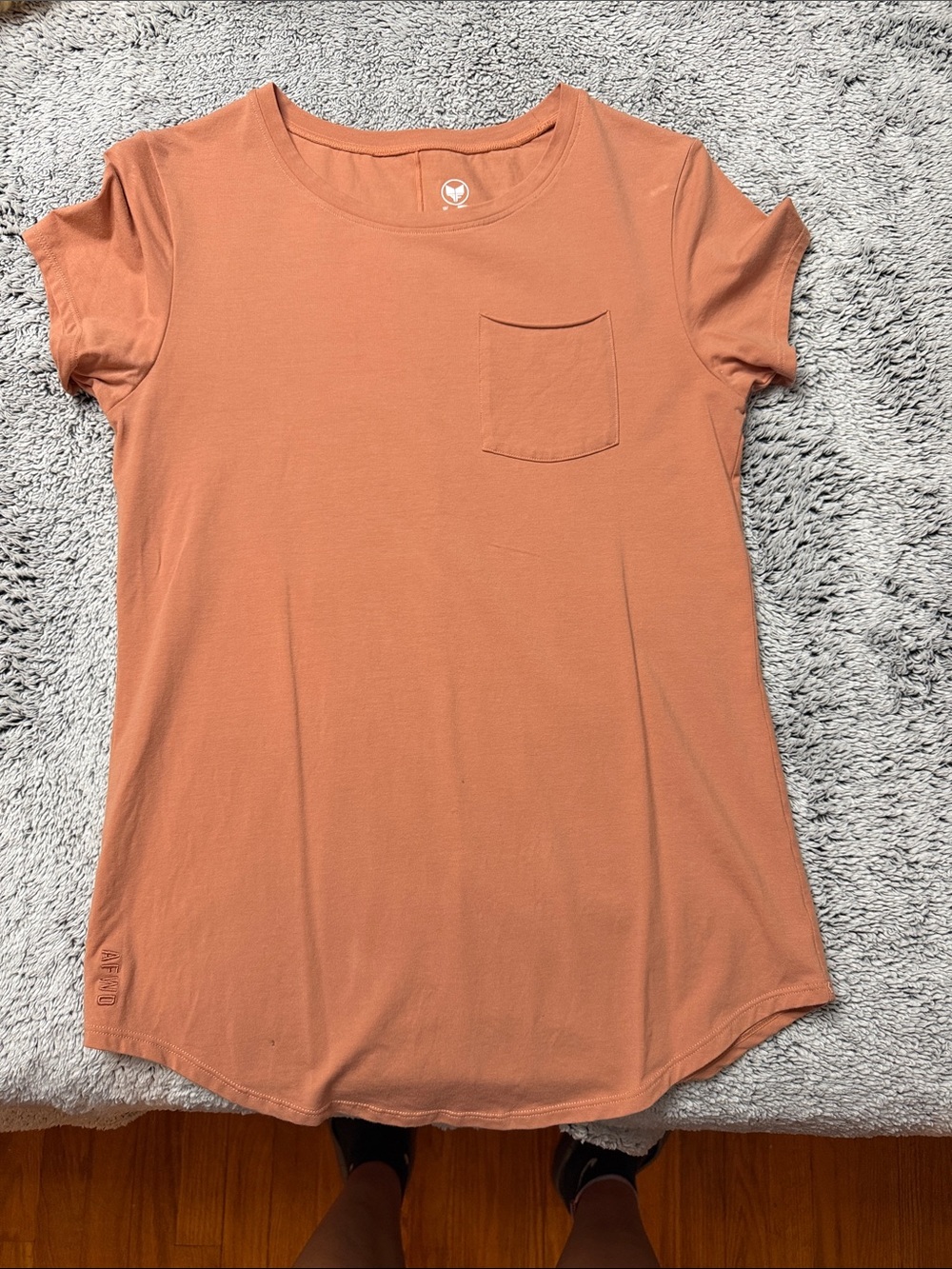 Everyday Pocket Tee - Rusty Orange Women’s Top